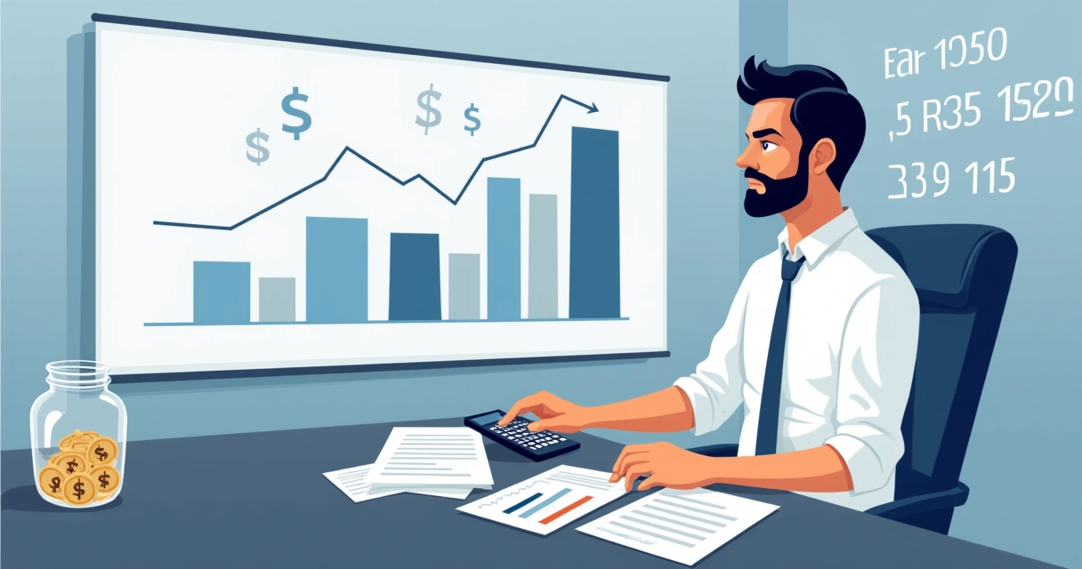 Pessoa analisando documentos de seguro e reservas financeiras 