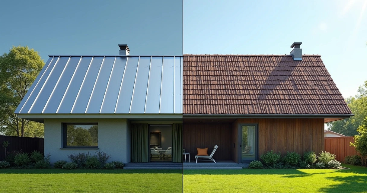 Telhado Metálico Residencial Vs Madeira: Qual Escolher?