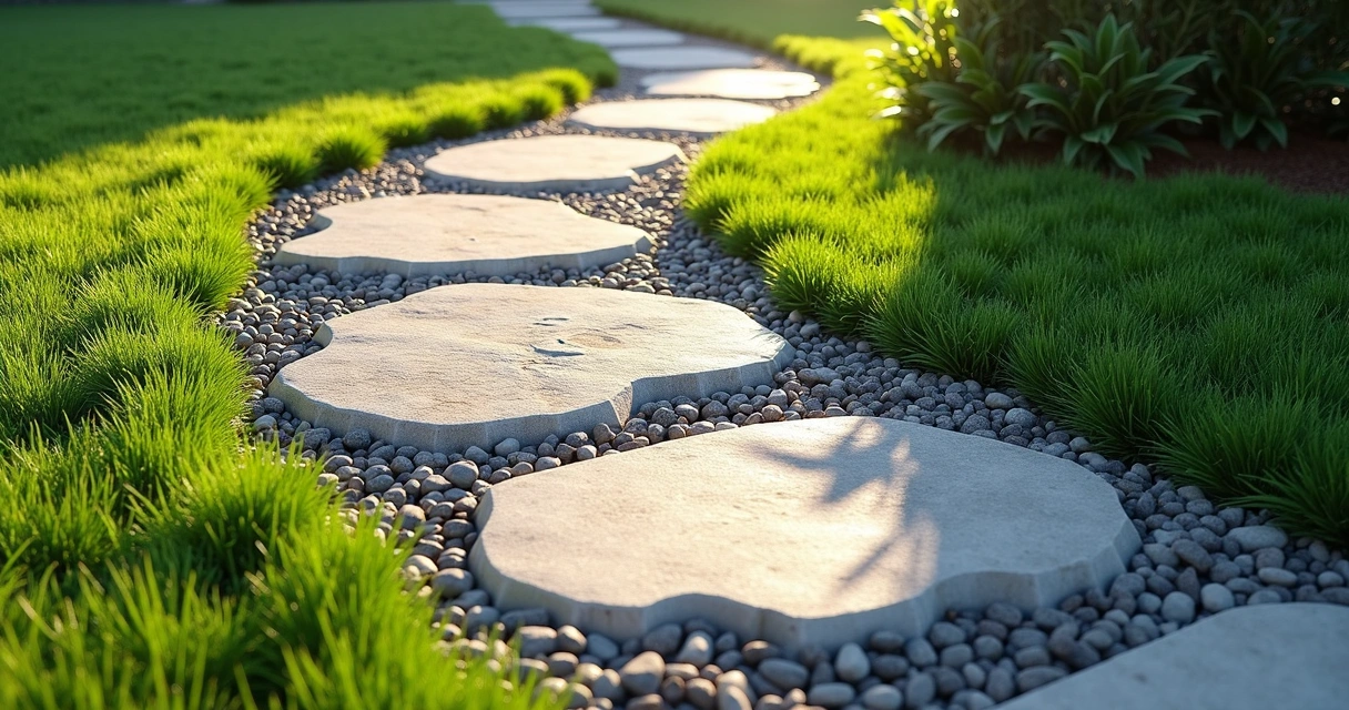 Reaproveitamento de resíduos de rochas ornamentais em paisagismo de jardim 