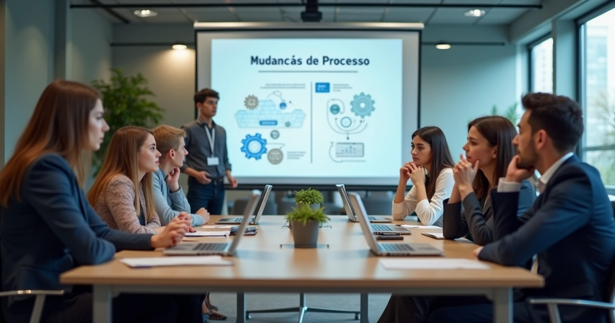 Equipe relutante a mudanças em empresa 