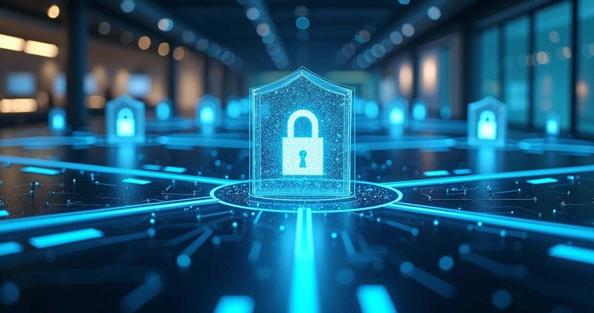 Rede corporativa com consultas DNS protegidas