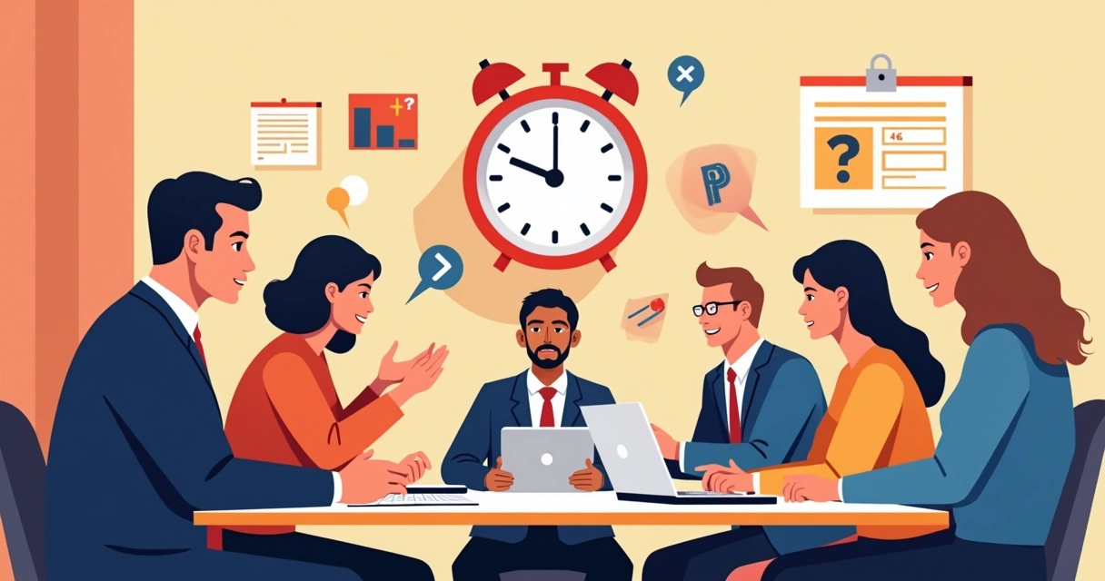 Equipe resolvendo crise de imagem na campanha eleitoral 