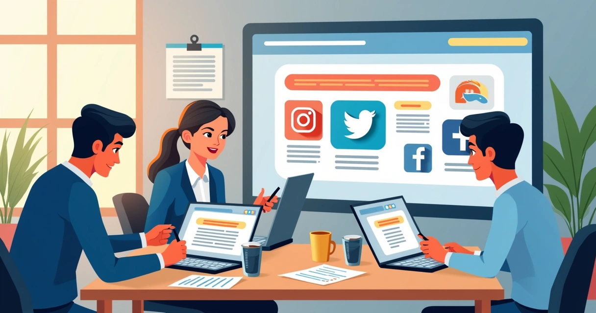 Equipe digital respondendo crise em mídias sociais