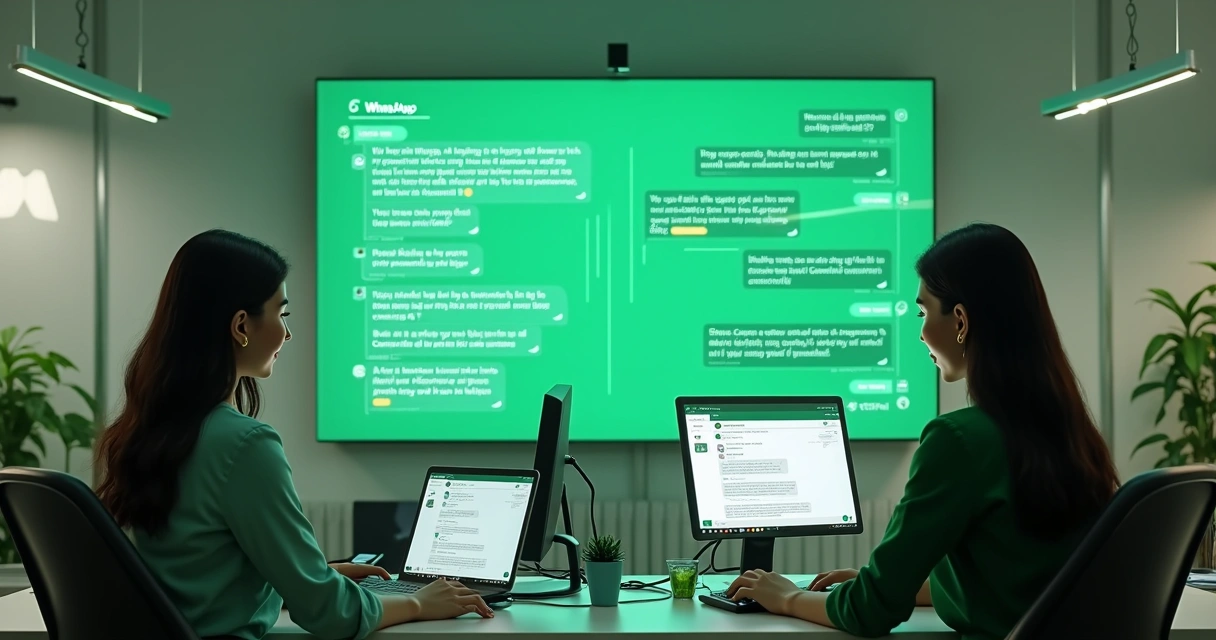 Leads recebendo respostas personalizadas no WhatsApp, IA e atendentes juntos 
