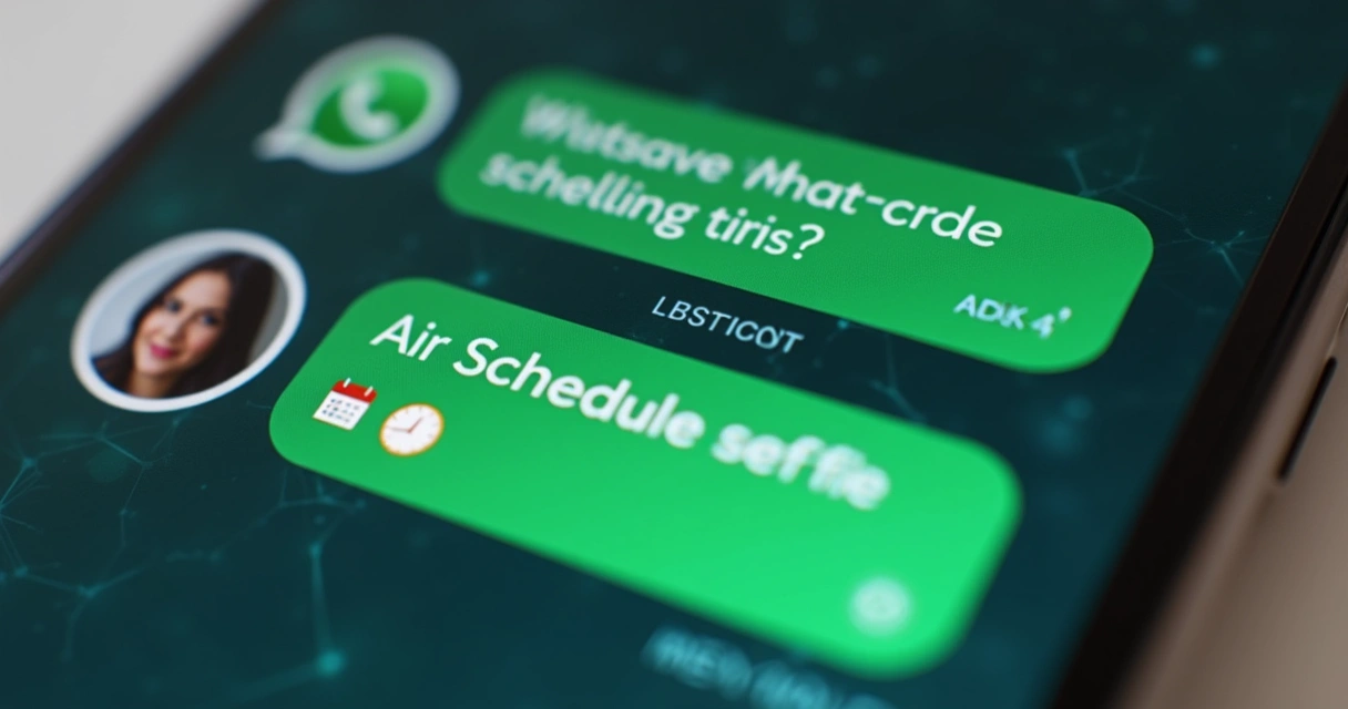 Assistente virtual do WhatsApp respondendo instantaneamente perguntas sobre horário de reunião 
