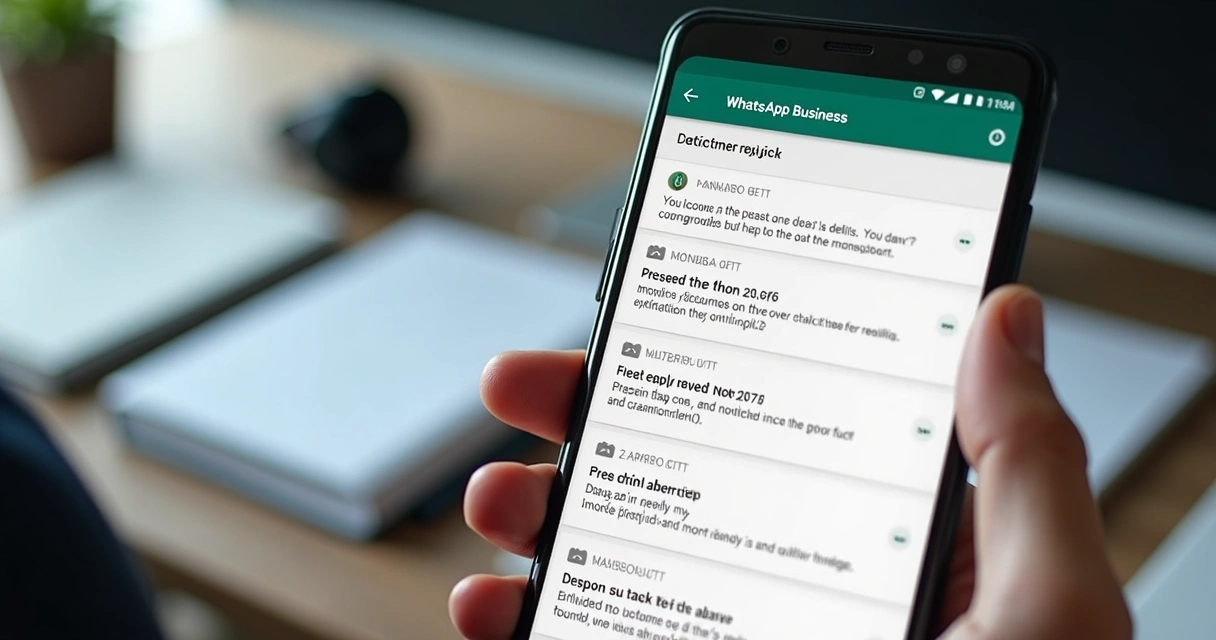 Respostas rápidas configuradas no WhatsApp Business 