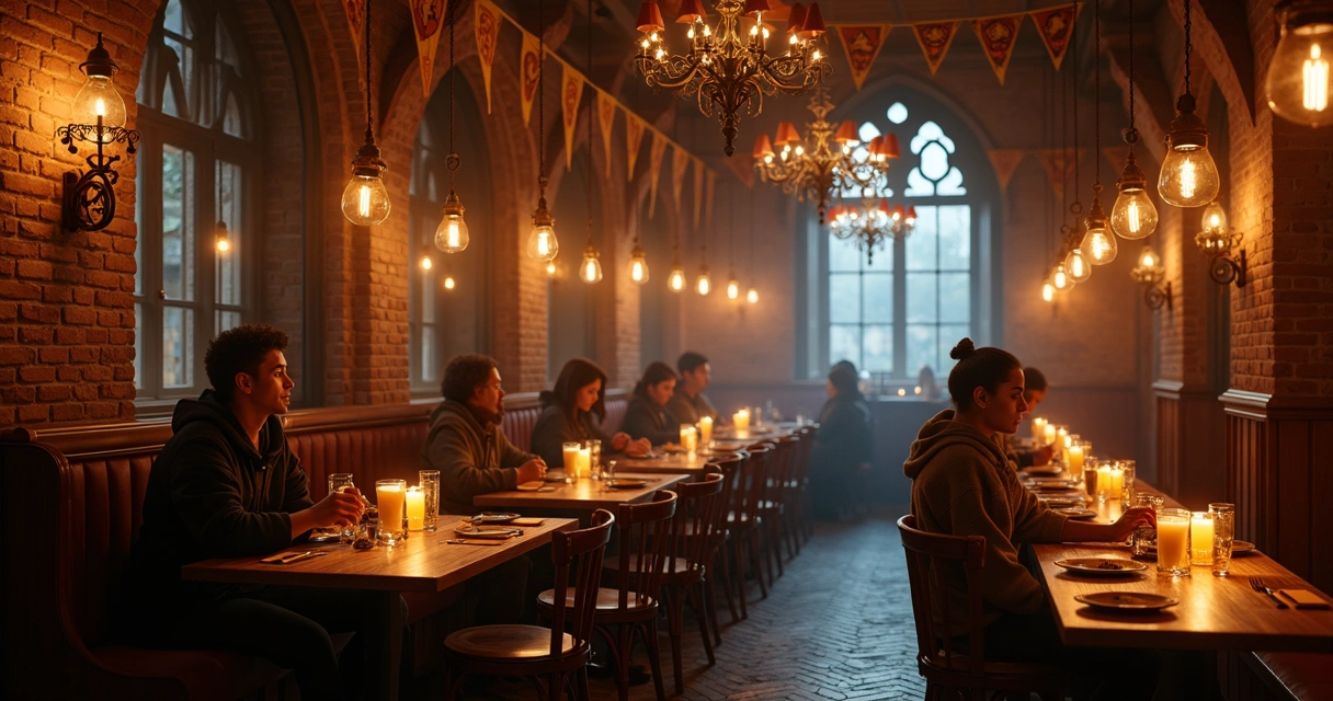 Restaurante no Brasil com decoração inspirada em Harry Potter 