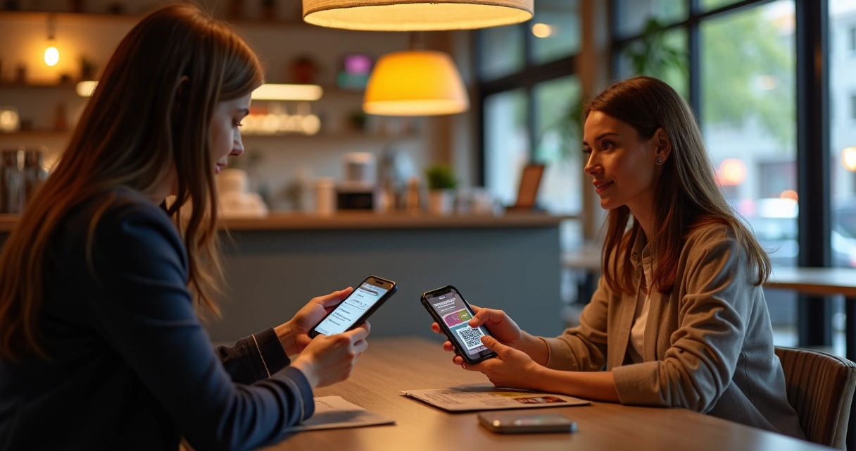 Restaurante pequeno com autoatendimento digital por QR Code na mesa 