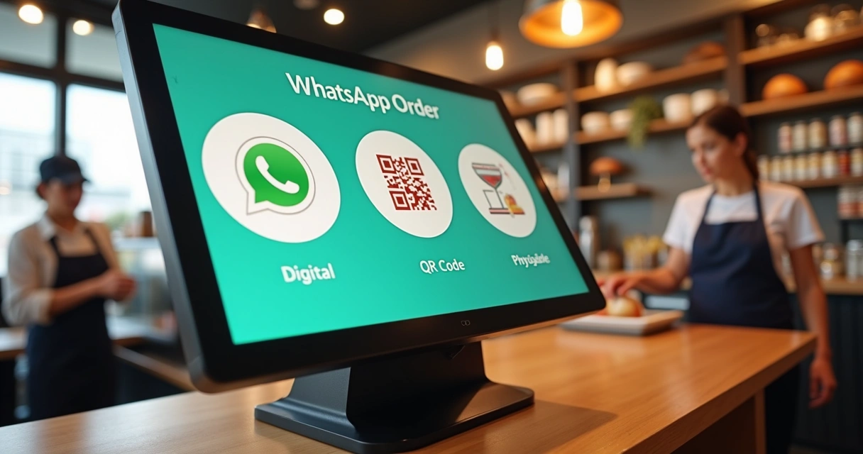 Caixa de restaurante usando sistema com WhatsApp integrado