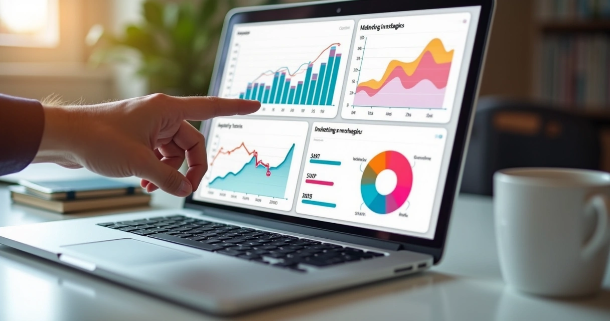 Dados de resultado de campanha mostrados em tela