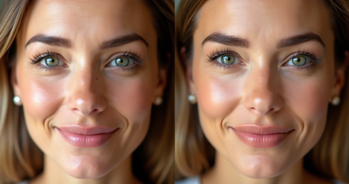 Resultado natural após harmonização facial 