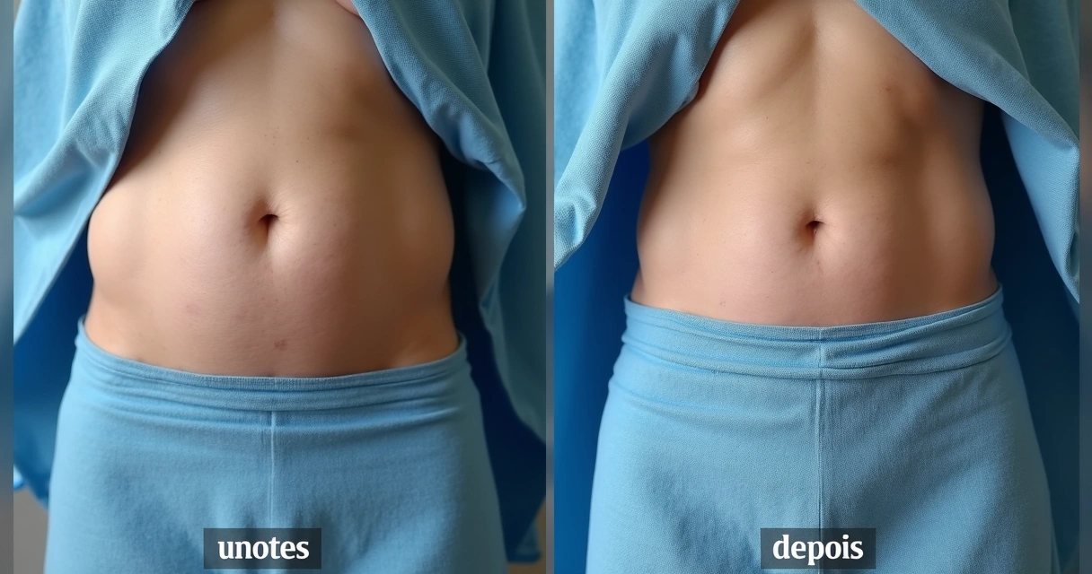 Montagem mostrando diferença no volume peniano antes e depois do ácido hialurônico