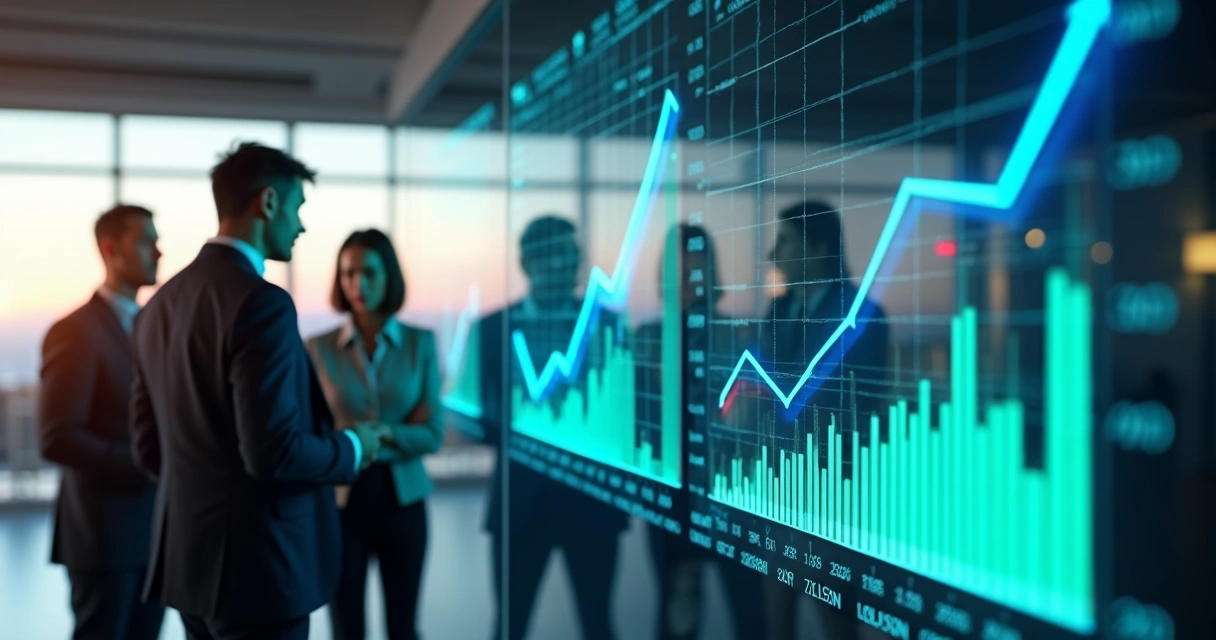 Gráfico colorido mostra crescimento de conversões após automação no LinkedIn 