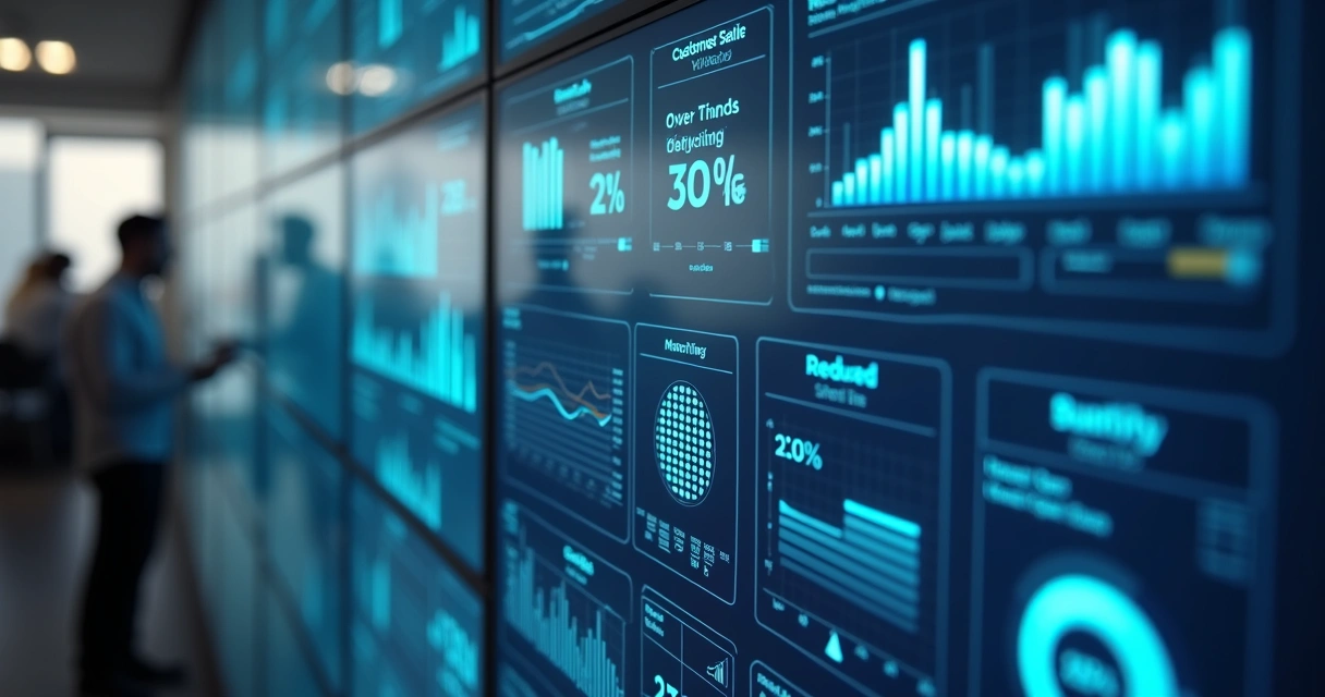 Gráficos mostrando resultados de empresas com IA no atendimento 