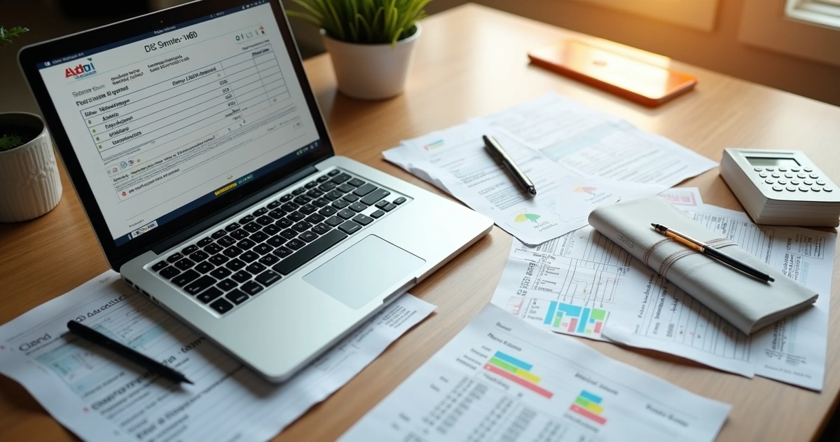 Planilha de controle com cálculos de aluguel, taxas, e impostos sobre aluguel por temporada em 2026