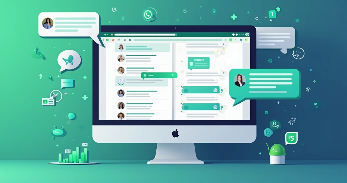 Resumo visual de conversas em grupo do WhatsApp