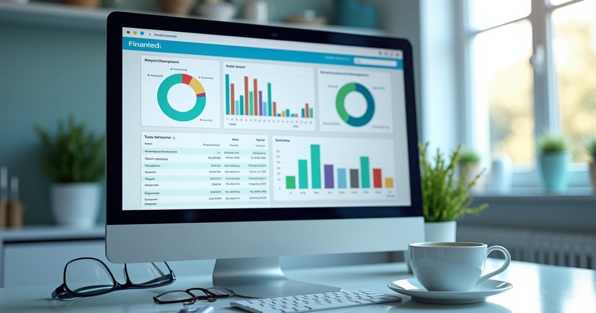 Resumo financeiro de clínica odontológica com gráficos coloridos