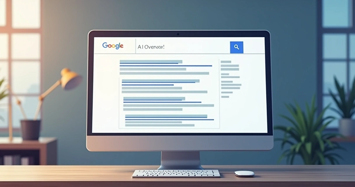 Resumo gerado por IA destacado na página de resultados