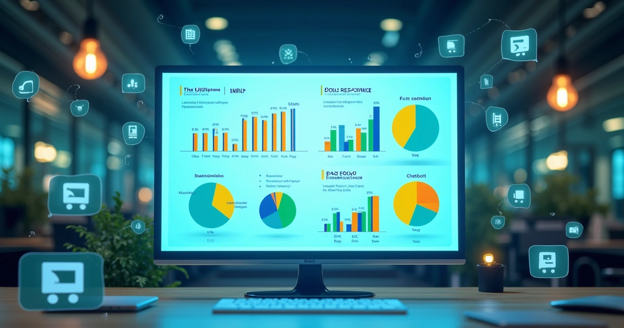 Resumo visual dos principais KPIs de atendimento ao cliente