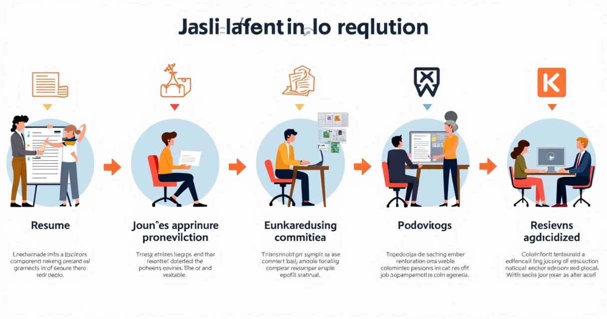 Fluxo do processo seletivo digital moderno 