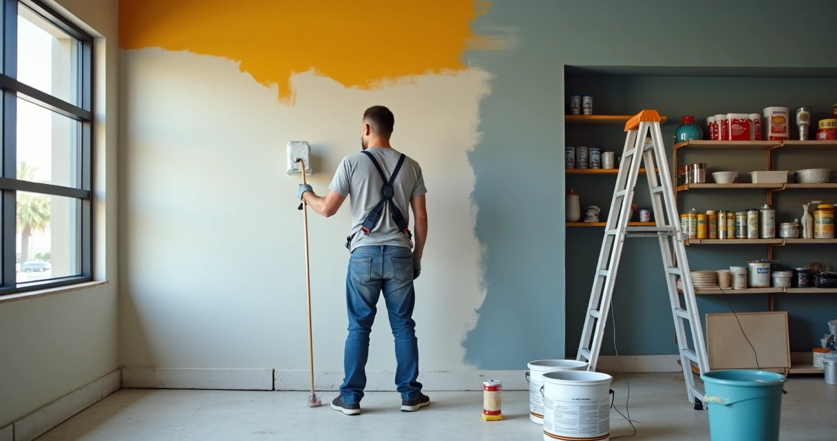 Soundproof paint application retail store Orlando 