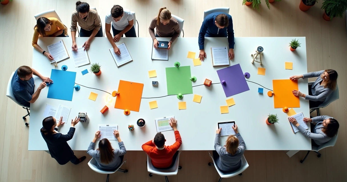 Mentor aponta para caminho como metáfora de jornada estruturada 