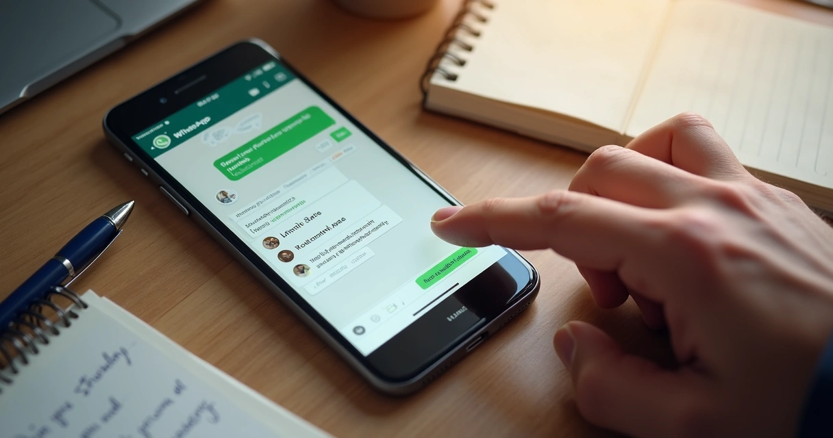 Agenda de retorno comercial integrada ao WhatsApp no celular