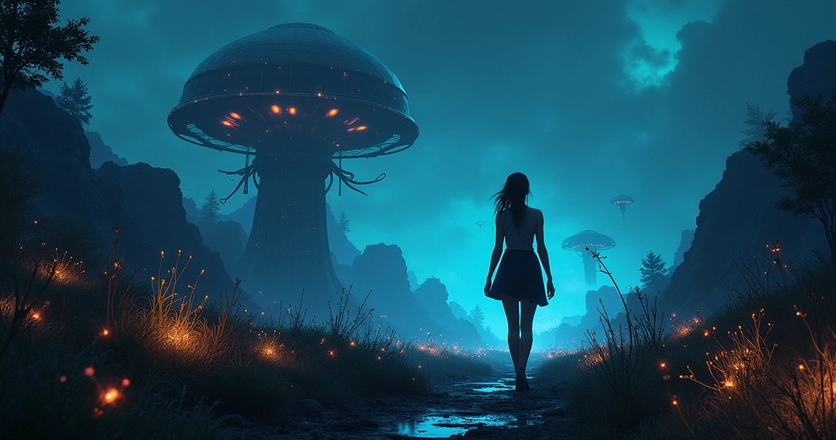 Selene enfrenta cenário alienígena em Returnal 