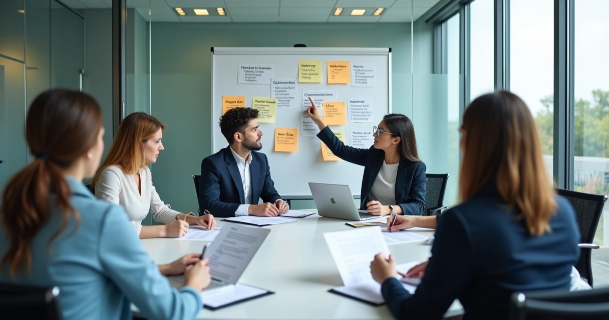 Reunião entre instituições alinhando valores
