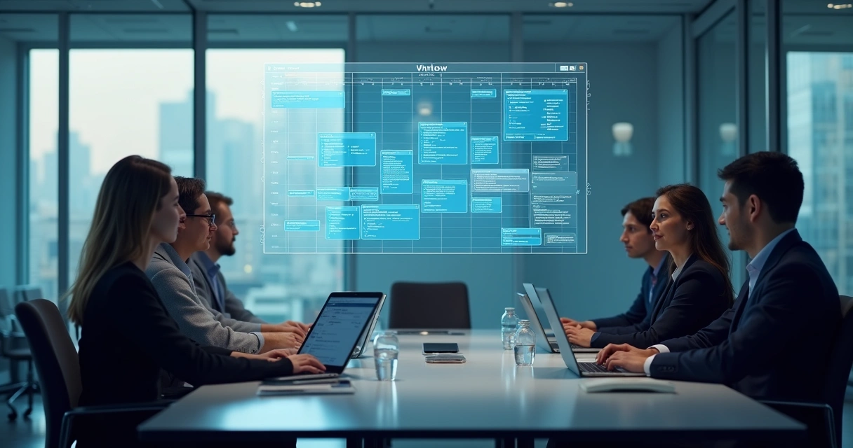 Reunião B2B marcada por automações de vendas 