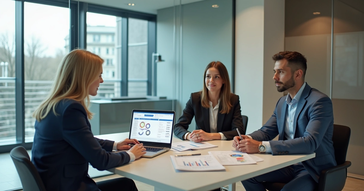 Reunião entre gestor de clínica e agência de marketing odontológico 