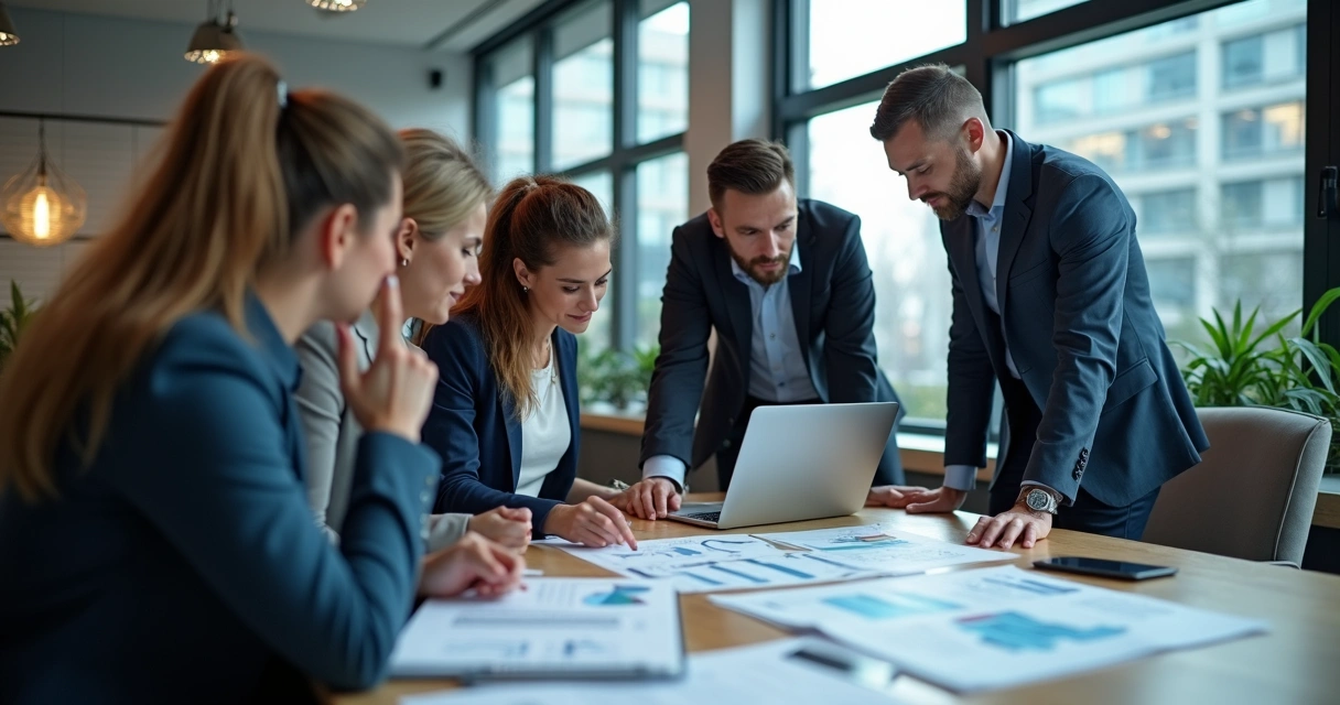 Equipe de departamento fiscal em Minas Gerais analisando cálculos de ICMS 
