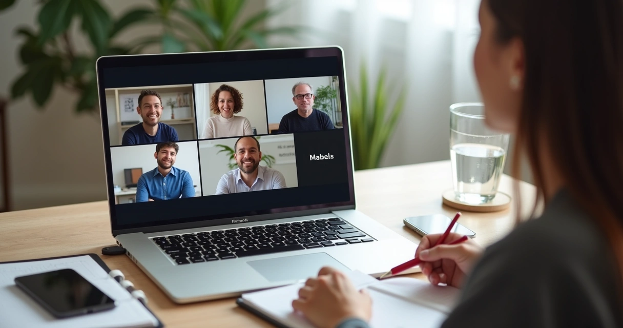 Reunião virtual com atenção e escuta ativa