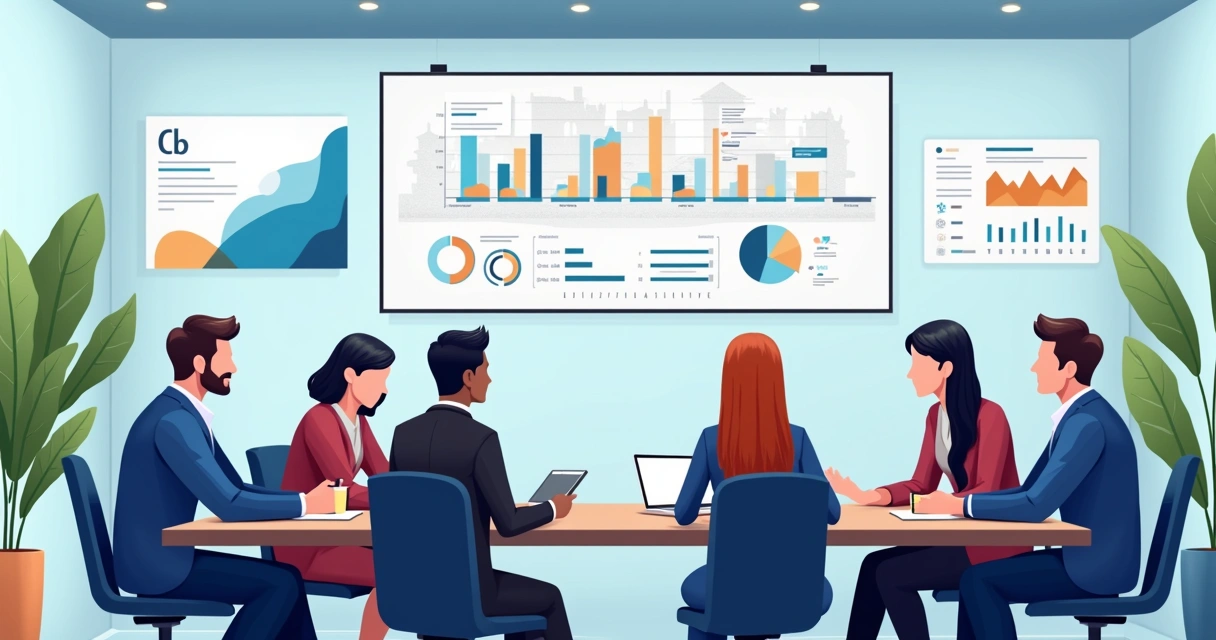 Reunião inteligente em gabinete parlamentar 
