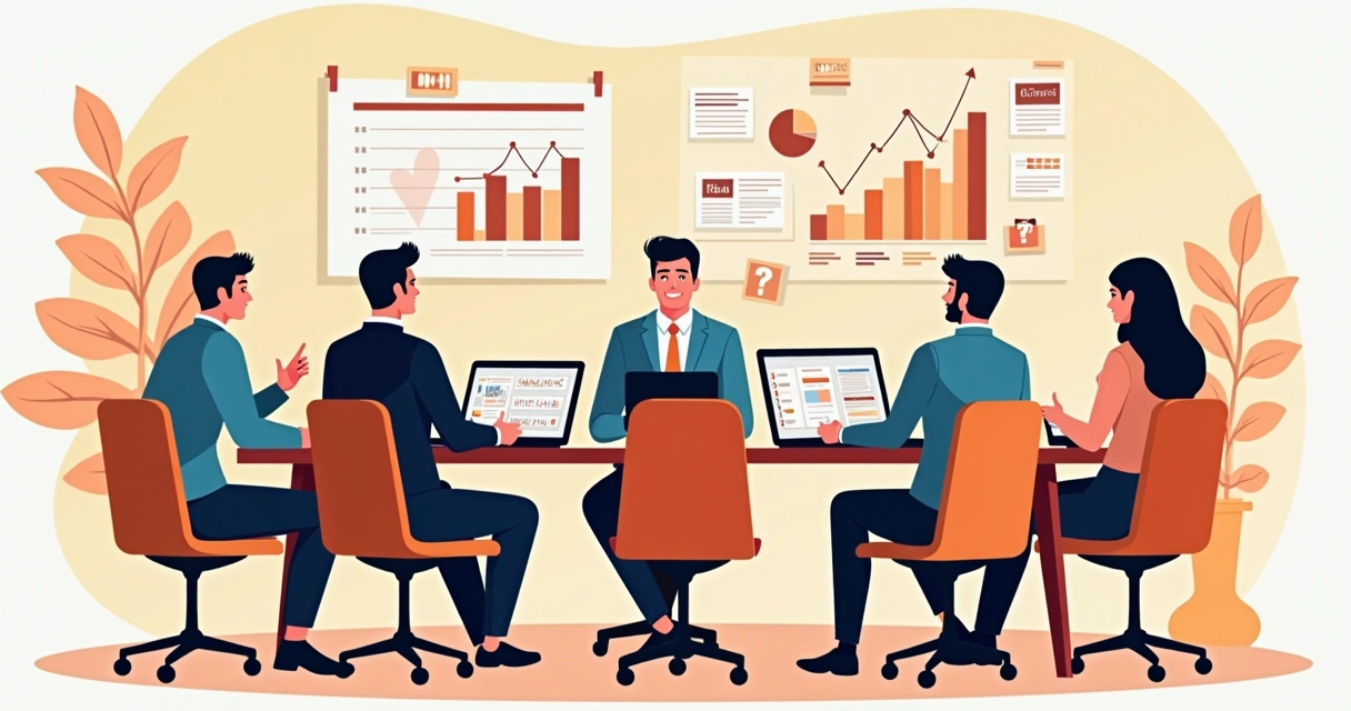 Equipe de marketing discutindo gestão de crise digital 