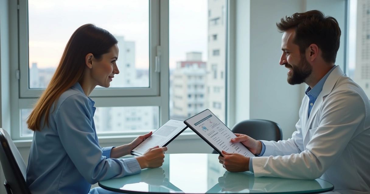 Reunião de marketing em clínica odontológica