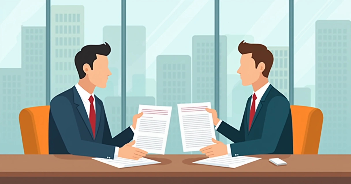 Gestor comunicando ajuste de preço para cliente em reunião 