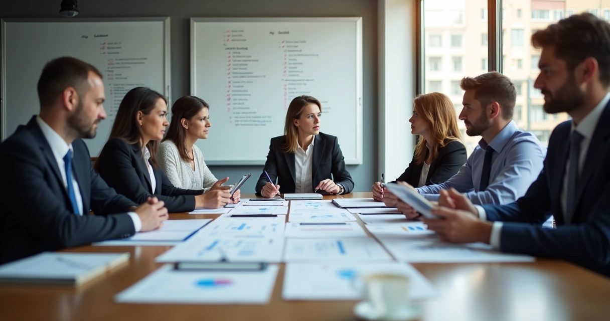 RH alinhando objetivos de treinamento com instrutores internos 