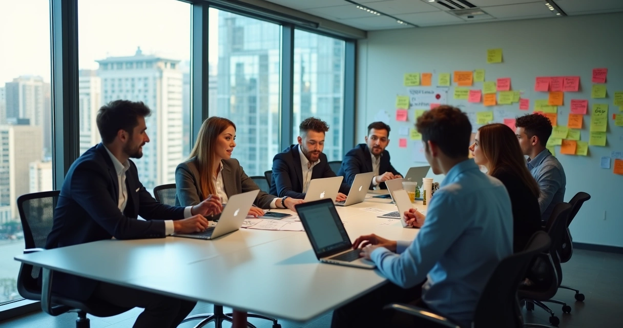 Equipe de TI dialoga sem gerente visível