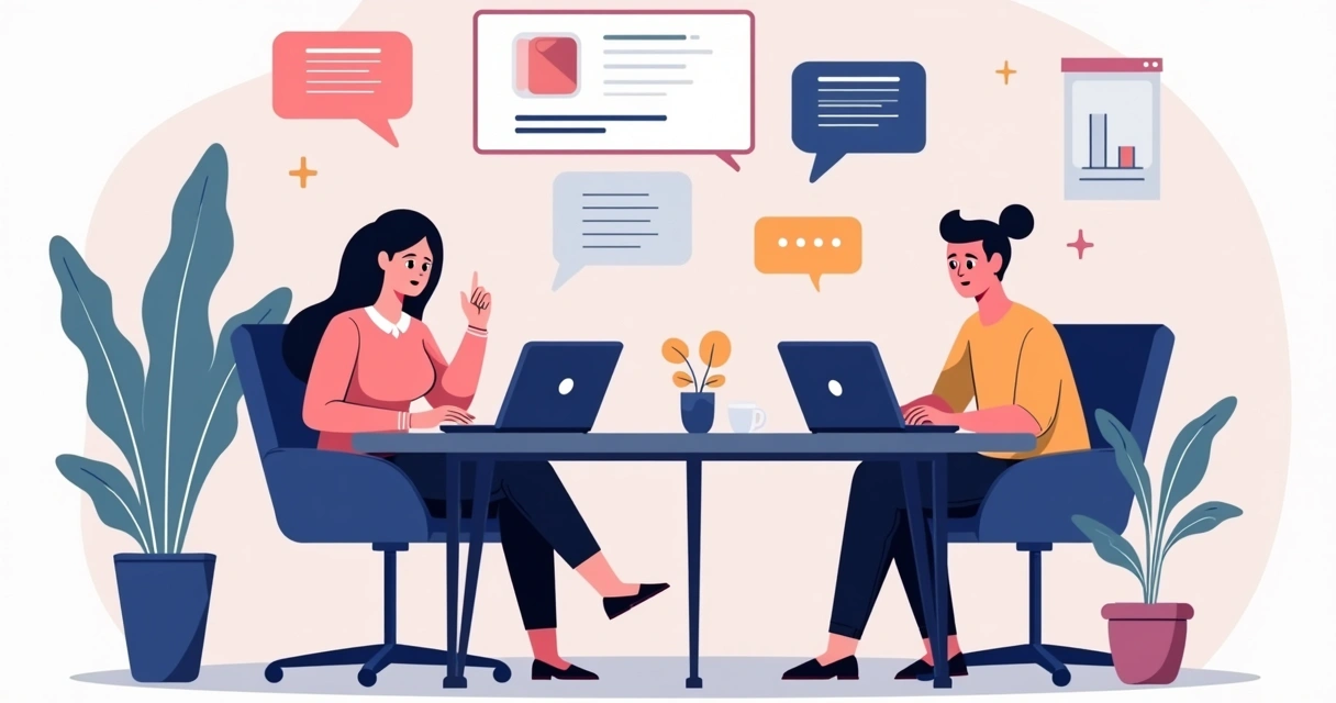 Equipe discutindo termos de pagamento em sala moderna 