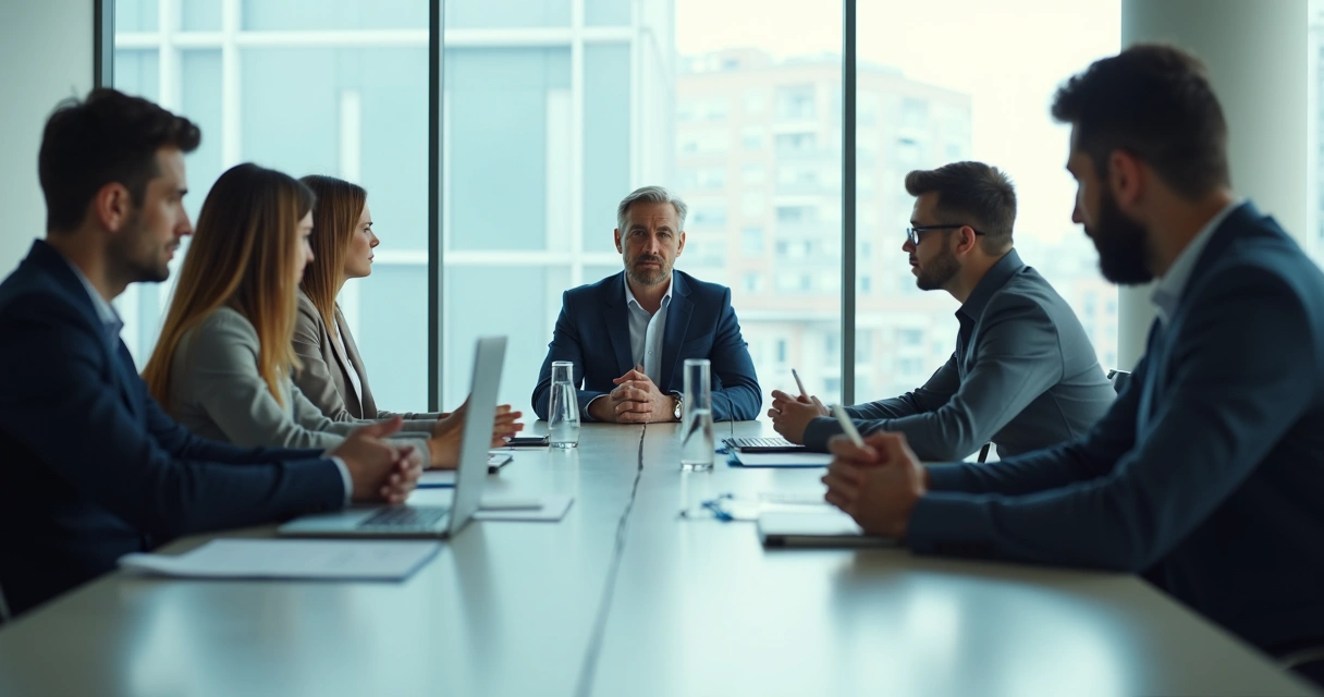 Persona ignorada en una reunión de trabajo
