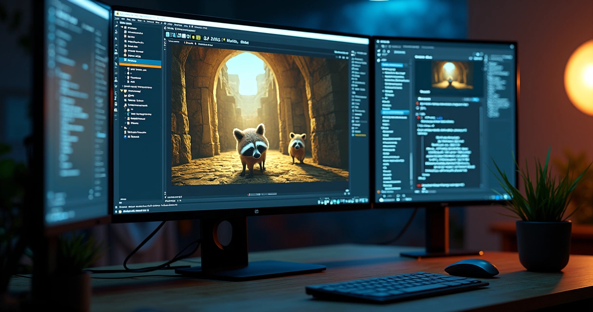Tela de trabalho com revisão de game e anotações de correção
