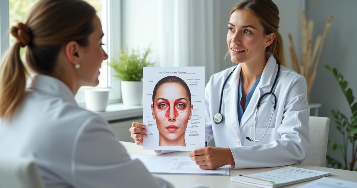 Explicação médica riscos do preenchimento de olheiras 