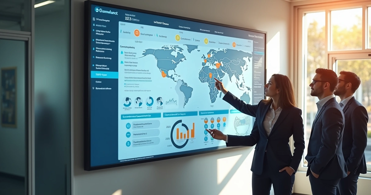 Unified risk governance monitor with compliance indicators 