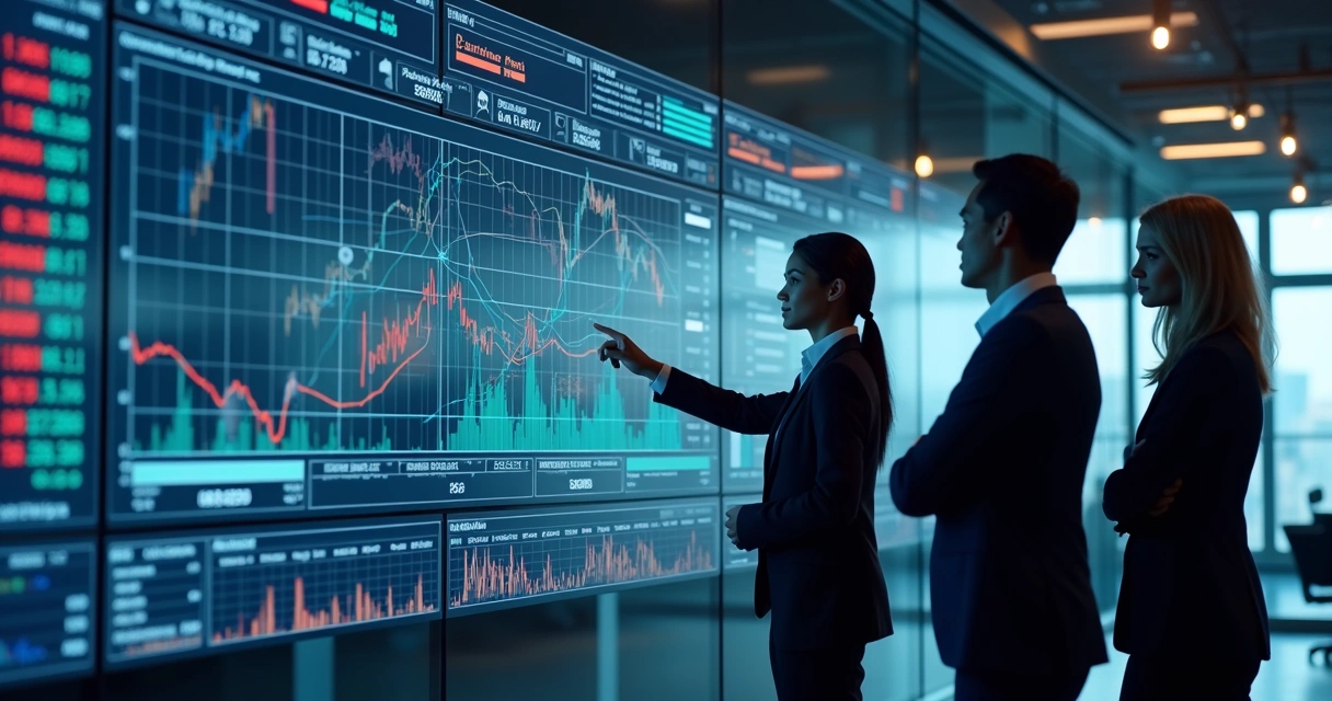 Dashboard displaying real-time risk analytics for currencies, commodities, and interest rates 