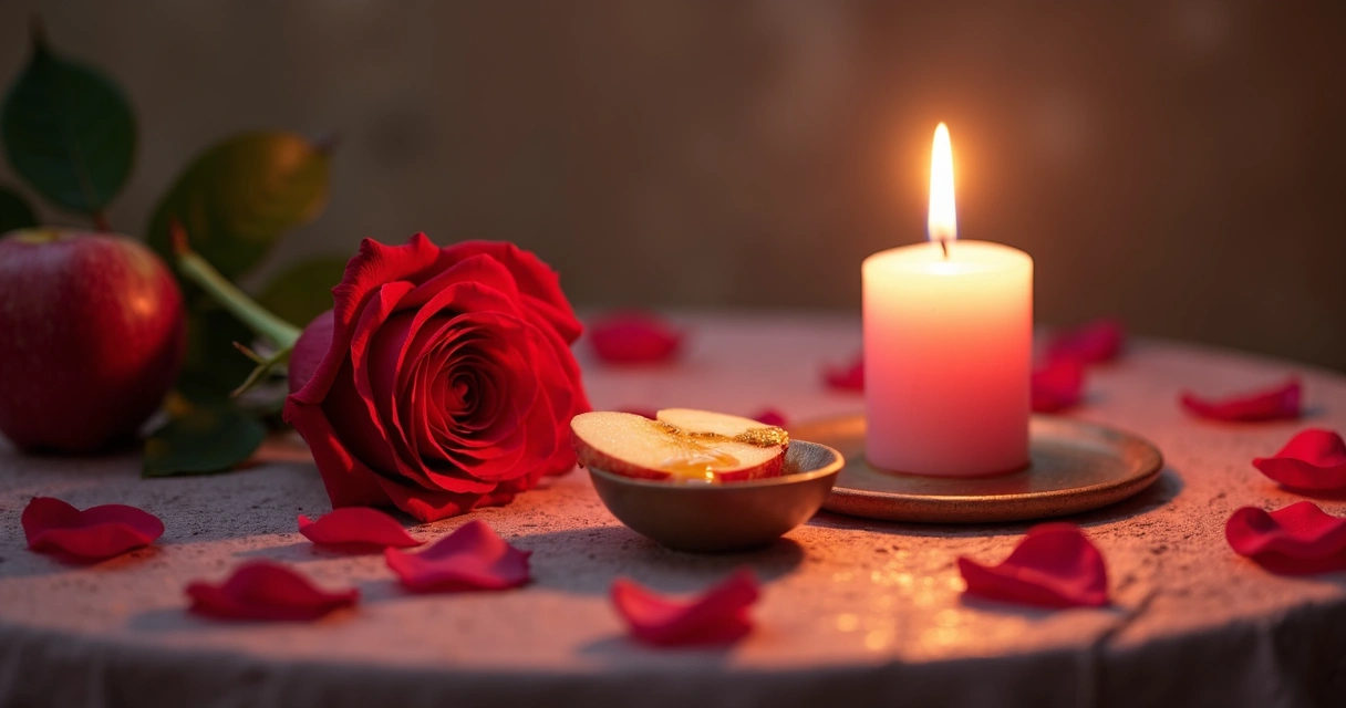 Ritual com rosas velas e mel para atrair amor 