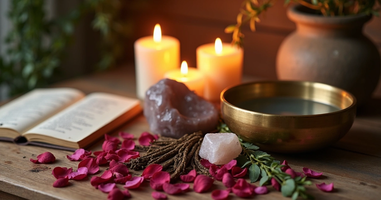 Itens de ritual cigano para banhos energéticos ligados à profissão 