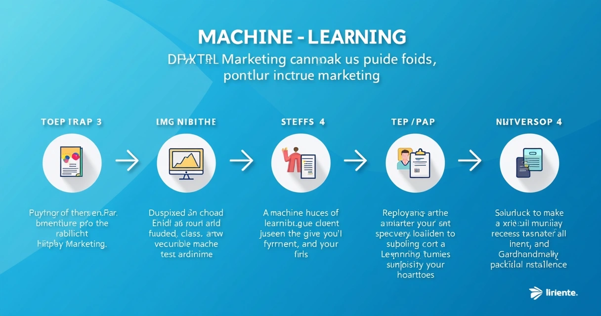 Roadmap visual de implementação de machine learning no marketing 
