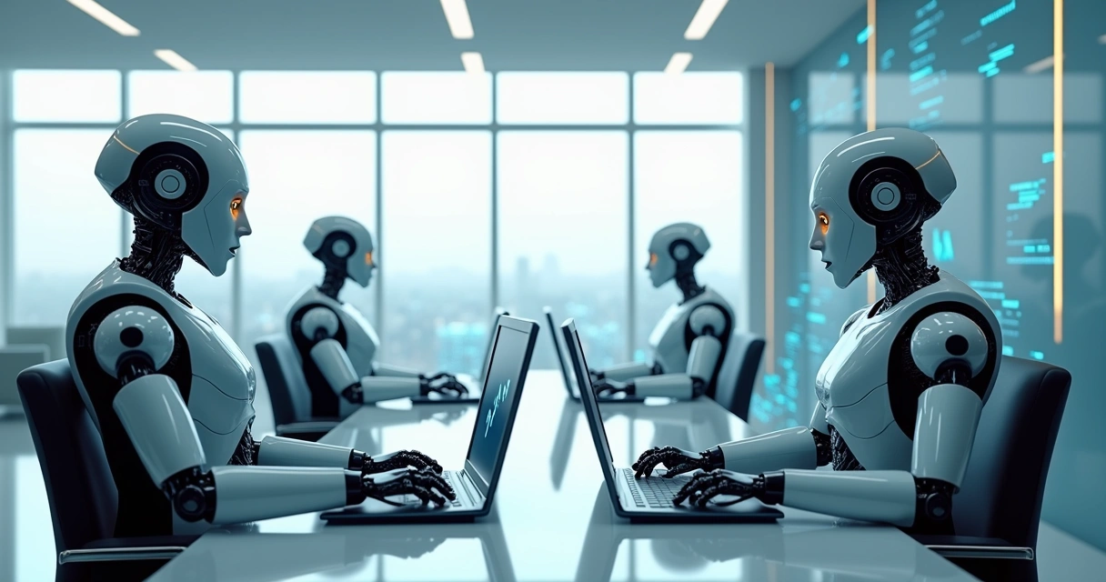 Vários robôs conectados a painéis de diferentes exchanges 