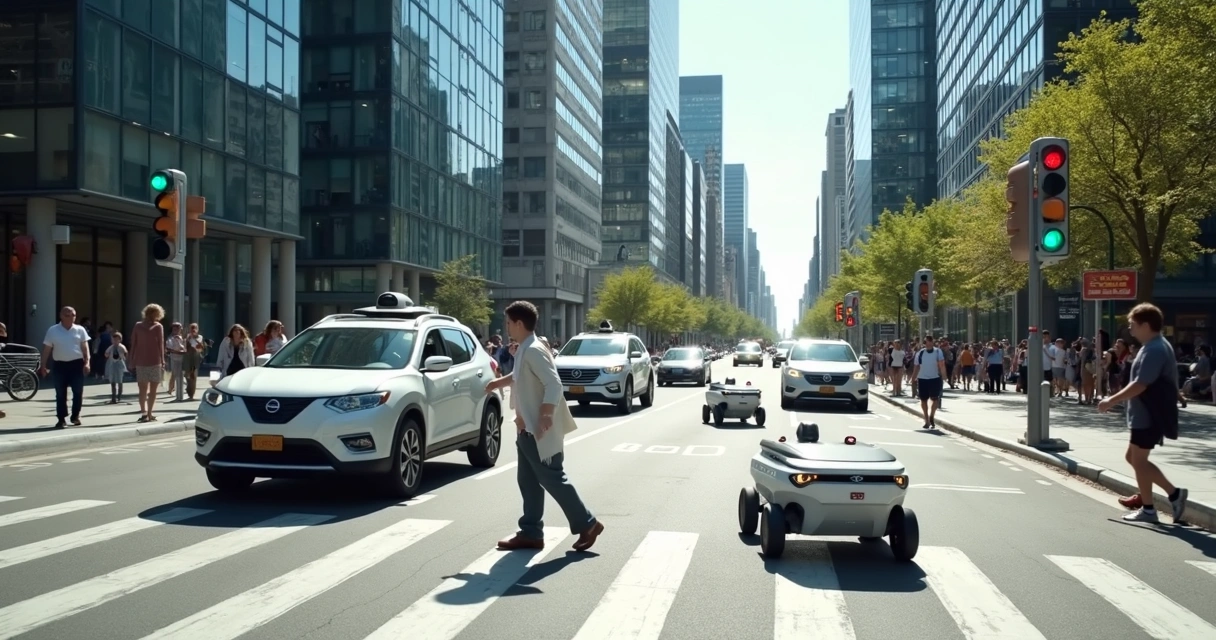 Robôs e veículos autônomos em ambiente urbano 